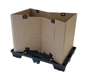 Conteneur carton en 3 étapes
